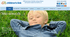 Desktop Screenshot of childrenslink.ca